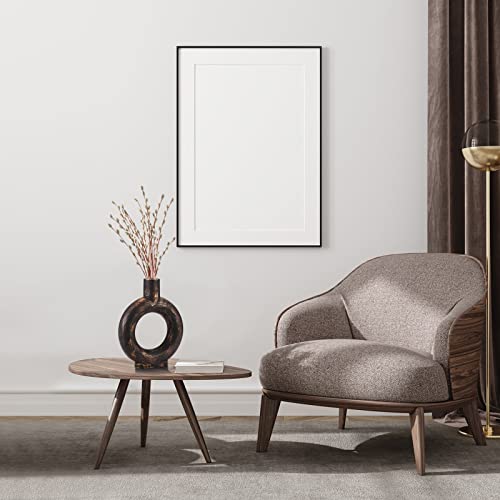 Gunlar Modern Ceramic Vase - Decorative Hollow Donut Floral Vase Home Decor Centerpieces, Flower Vase For Living Room, Kitchen, Office, Table, Bookshelf, Wedding Decor(Bronze) #TOP2