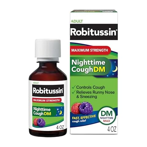 Robitussin Maximum Strength Nighttime Cough DM Cover
