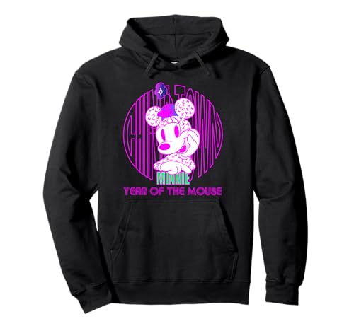 Sweat Minnie Disney ChinaTown - Hoodie pull à capuche du Nouvel An pour fans du style urbain