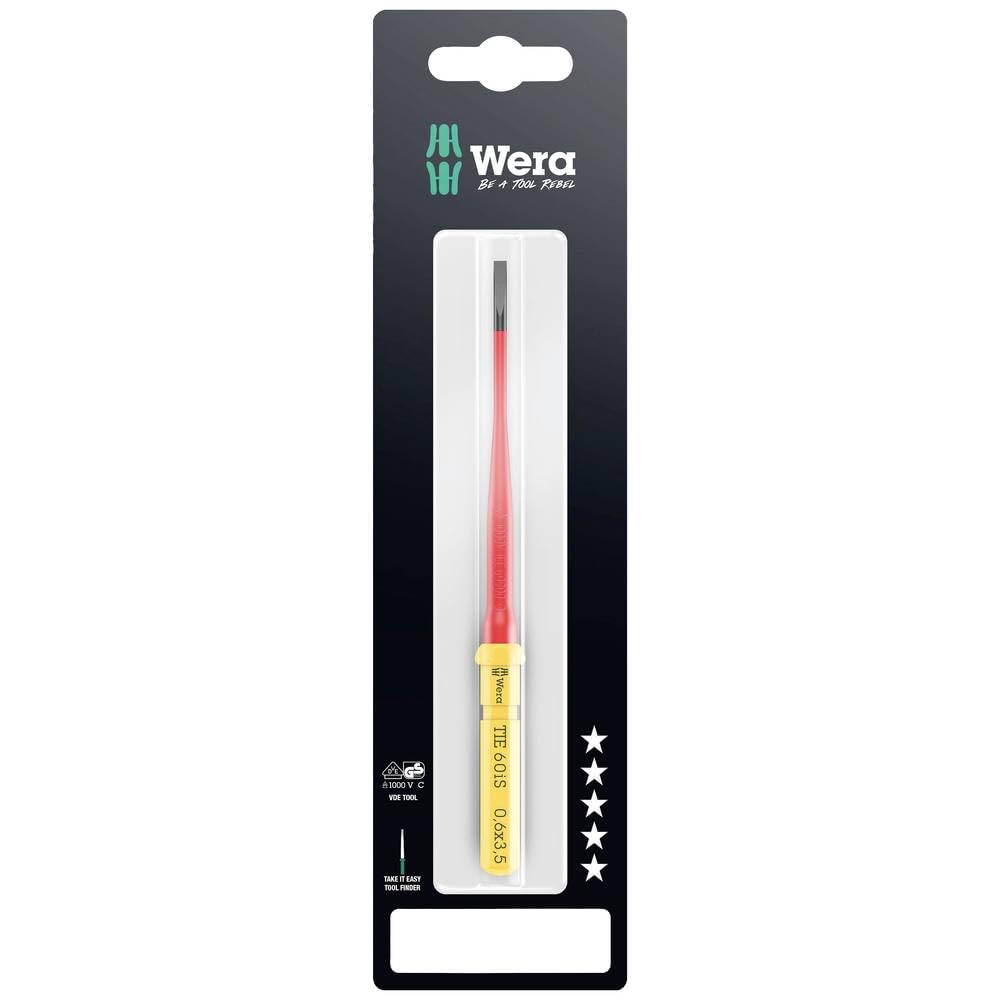 Wera Kraftform Kompakt VDE 60 iS Take It Easy SB 0.6 x 3.5 x 157mm