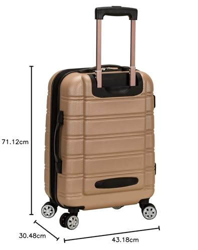 Image of Rockland Melbourne, CHAMPAGNE, 2 Piece (20 inch /28 inch), Melbourne Hardside Expandable Spinner Wheel Luggage