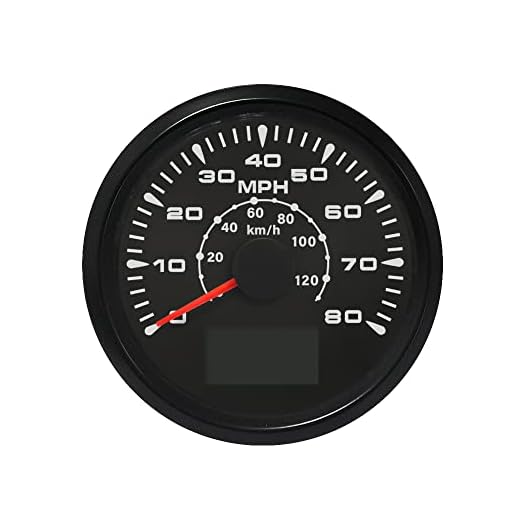 ELING Car Motorcycle Boat GPS Speedometer Odometer 0-80MPH 0-120KM/H ATV UTV with 8 Different Backlight 85mm