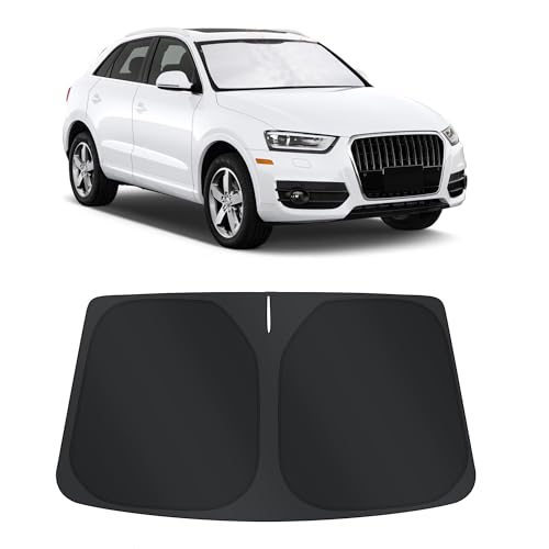 TINGLU Sun Shade for Audi Q3 2013-2018 Accessories Windshield Sun Shade Window Shade UV Rays...