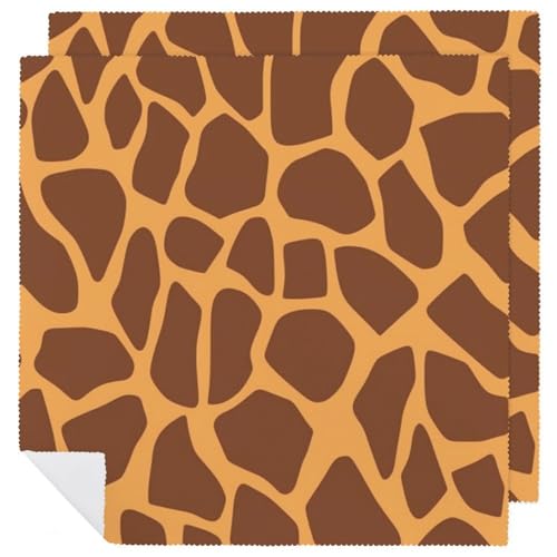 Servilletas de Tela Reutilizables con Estampado de Jirafa miniatura 1