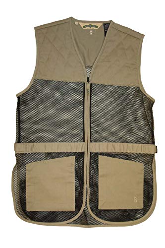 Bob Allen 245M Full Mesh Dual Pad Shooting Vest Khaki 4X