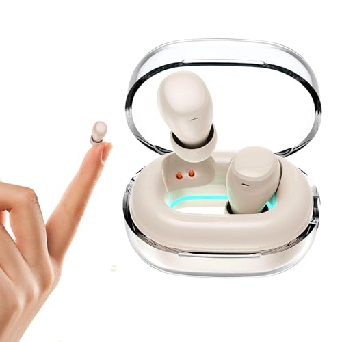 Xmenha Wireless Mini small bluetooth earbuds invisible earphones for Small Ears Canals invisible headphones ear buds Smallest Sleep Micro Discreet Hidden Earbuds Small Ears Mini