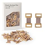 ORIENTOOLS 50-Pack Elastic Bandage Clips, Stretch Bandage Wrap Clips, Durable & Replaceable Metal Clasps for...
