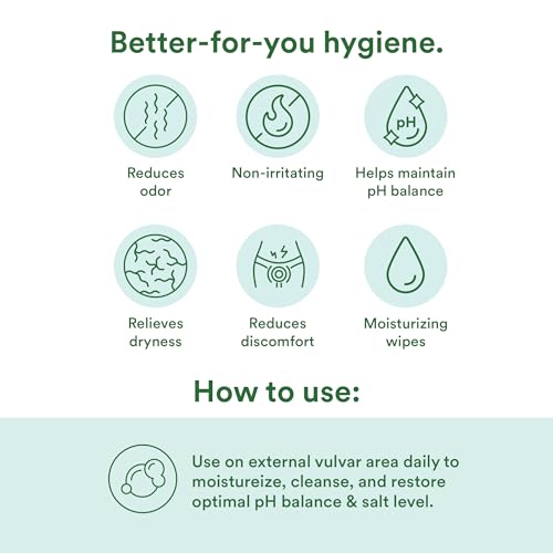 Good Clean Love Rebalance Personal Moisturizing & Cleansing Wipes (12 Individual Wipes - 8"x5")