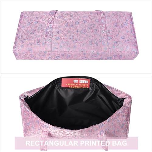 TIASUSAN American Mahjong Game Set, 166 Pink Tiles, Pink Bag and Entire Accessories, 4 All-in-One Rack/Pushers, Mahjong Tiles Set by TIASUSAN - Image 6