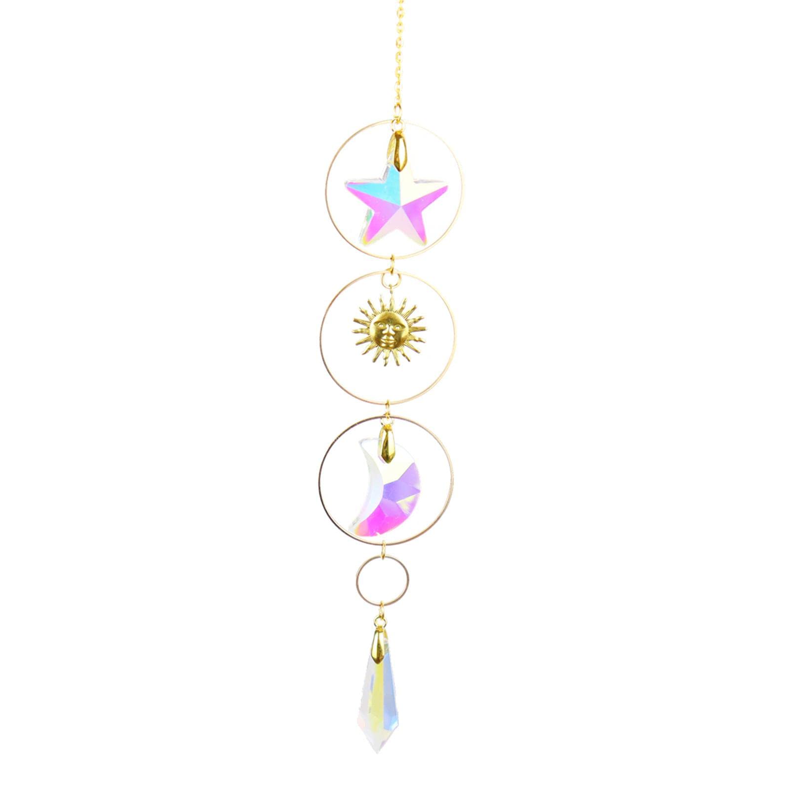 Crystal Suncatcher Balcony Window Hanging Decor Wall Rainbow Maker Model 1 Suncatchers & Mobiles Home Décor Home & Garden-image-9