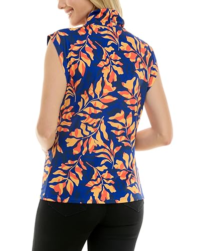 Image of Zac & Rachel Women's Pull on Sleeveless Dty Cowlneck Knit Top
