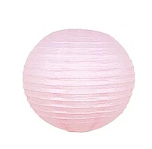 Domire 12 Pcs 8" Pink Chinese Paper Lanterns/lamps for Parties, Weddings