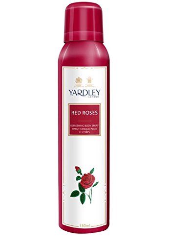 Yardley Red Rose Deodorant Bottle for Women, 150 ml (Pack of