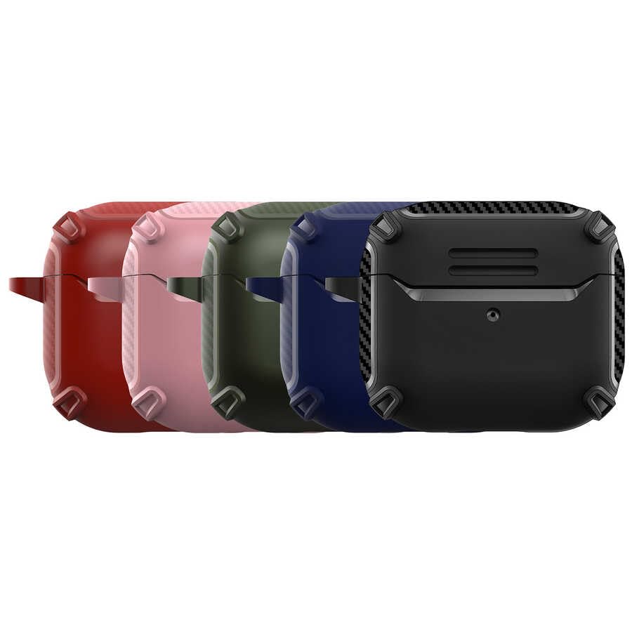 Coverzone Airpods Pro/Pro 2 ve 3.Nesil Uyumlu Kulaklık Kılıfı - Dayanıklı Fundamental Toz ve Kirden Koruyan Kılıf (Lacivert, Airpods 3.Nesil)