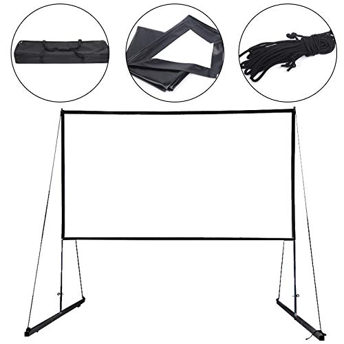 Écran de vidéoprojecteur 16:9 150 pouces avec support pour cinéma maison - 5