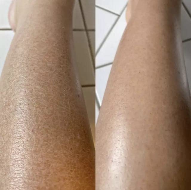 The Touch Exfoliating Gloves | Moroccan Bathing Hammam Glove Mitt-Latest body scrubber |Visibly Lift Away Dead Skin, Great for Tan Removal, Made of 100% Viscose Fiber - 1 Pc... - Image 6