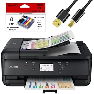 Canon Wireless Pixma Inkjet All-in-one Printer with Scanner, Copier, Mobile Printing, Airprint and Google Cloud + Bonus Set of Ink and Printer Cable Canon Wireless Pixma Inkjet All-in-one Printer with Scanner, Copier, Mobile Printing, Airprint and Google Cloud + Bonus Set of Ink and Printer Cable