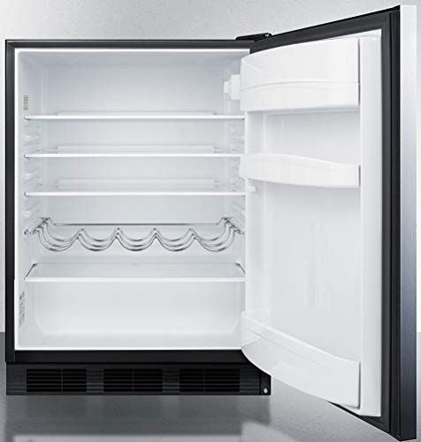 Summit 24" Refrigerator, Undercounter Fridge, 5.5 cu.ft. Capacity, ADA Compliant, Stainless Steel- AR5BS on Fridge.com