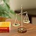 Brass Tarazu Showpiece - Symbol of Law & Justice, Decorative Weighing Scale