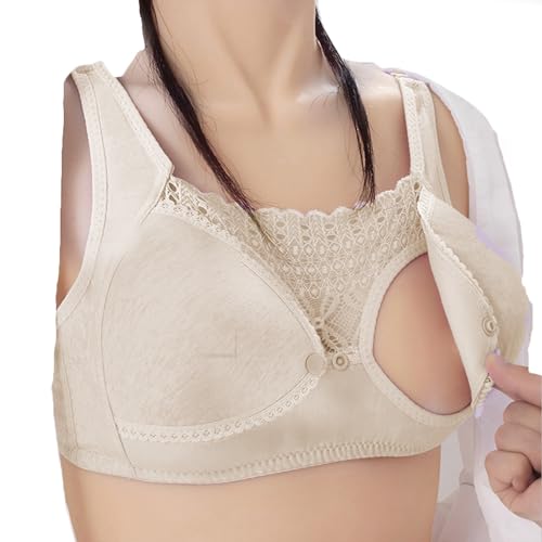 Women's Everyday Bras Womens Bras Non Wired - Women's Front Button Nursing Bra Exposure No Wires Push Up Top Back Slimming Bottoming No Wires Sports