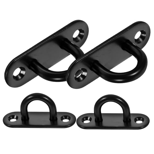 BCOATH Plate Hooks 4 and Ceiling Hooks Easy Install and Sturdy for Fans and Shelves