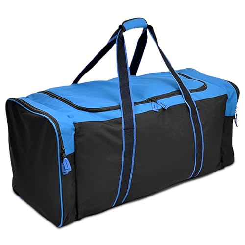 Jetstream Heavy Duty Hockey Bag | Multi Pocket Travel Duffel Bag | Large Sports Gym Equipment with...