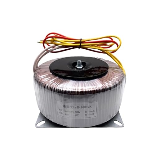 ZTTQSYJZ 1000W Toroidal Transformer 220V to 60V Ring Cow Isolation Transformer All Copper Wire 36V 48V 70V 80V 220V(60V)