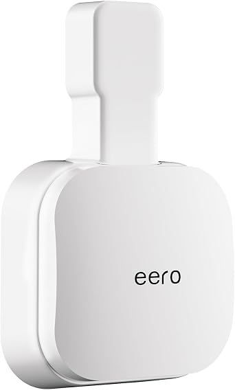 Outlet Wall Mount Holder Compatible with eero Pro 6e/Pro 6 Mesh Wi-Fi System, Built-in Cable Management No Messy Wires, Space-Saving1 Pack