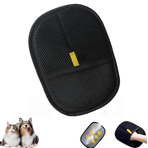 MATSOONY Handschuh Tierhaarentfernung, Fell Magnet Handschuh, Katzenhaarentferner Handschuh für Katzenhaare & Möbel, Magnet handschuh, Fellmagnet Katzenhaarentferner Doppelseitig