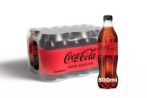 Coca-Cola Zero Azúcar, Pack 24 botellas de 500 ml