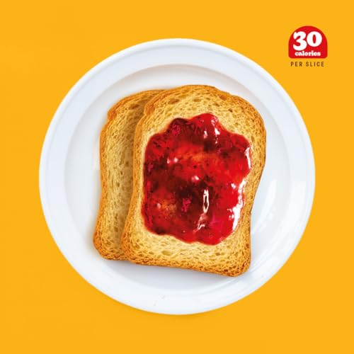 Bauducco Original Toast - Delicious, Light & Crispy Toasted Bread - Ready-to-Eat Breakfast Toast & Sandwich Bread - No Artificial Flavors - 5.01 oz (Pack of 1)