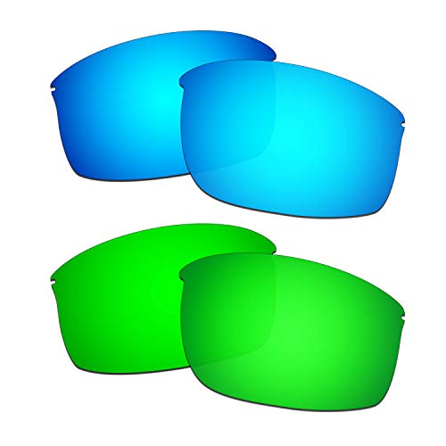 Lentille pour Oakley Wiretap New renforcée anti-rayure bleu vert