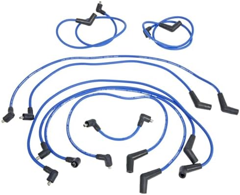Sierra International Wiring Plug Set – White, 8-Cylinder Spark Plug Wire Set With Terminals