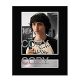 Pre Printed Signature Signed Finn Wolfhard Mounted Photo Display #1 Printed Autograph Picture 10x8 Inch Mount