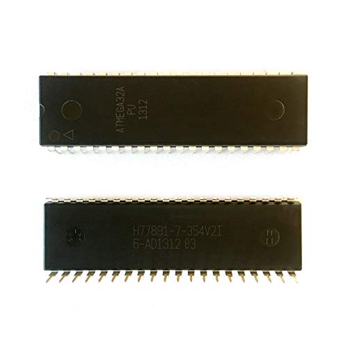 Todiys New 1Pcs for ATMEGA32A ATMEGA32A-PU DIP-40 8-Bit AVR Microcontroller with 32K Bytes in-System Programmable Flash IC ATMEGA32APU