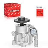 PHOBOOS Power Steering Pump Compatible with BMW 128i 2008-2013, 323i 2006-2011, 325i 2006-2010, 325xi/330xi/330i 2006, 328i 2007-2013, 328xi 2007-2008, 2.0L/2.5L/3.0L Models, with Outlet, Ref. 21-147