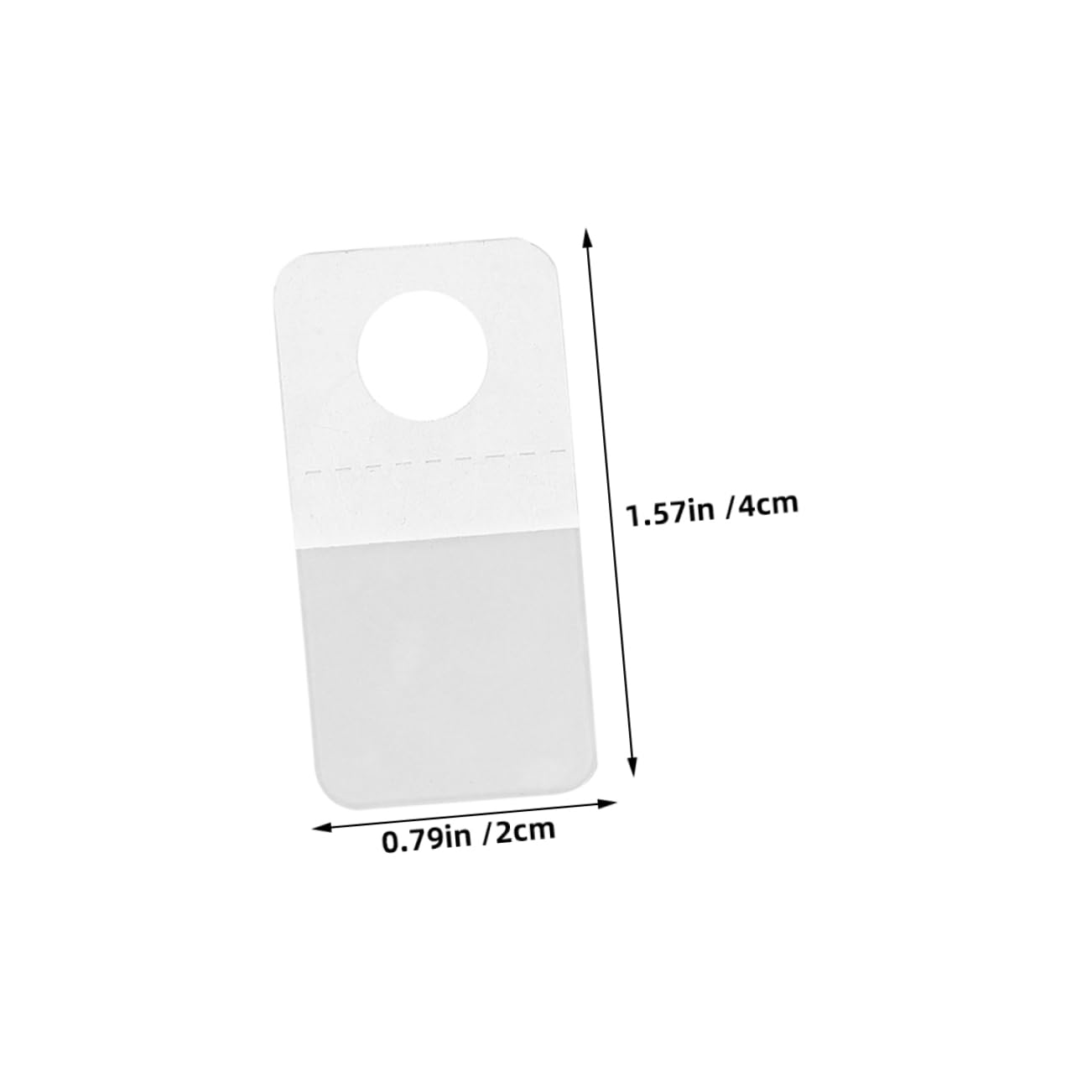 Lurrose 300pcs Adhesive Hang Tags Aircraft Hole Hooks Upgraded Adhesive Hooks Plastic Sticker Display Easy Install Tab Hangers for Retail Display