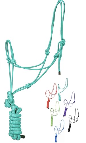 Cabestros de cuerda para caballos en cordón rígido de un cuarto de pulgada de alta resistencia 2