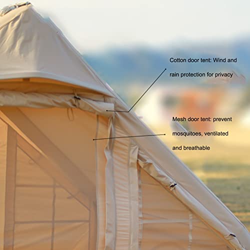 Carpa inflable para camping 4-6 personas, espacio grande, sin varillas miniatura 7