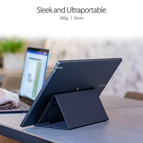 undefined ASUS ZenScreen MB14AC 14” Portable USB Monitor, 1080P Full HD, IPS, USB Type-C, Eye Care, Anti-glare surface, External Screen for Laptop, Hybrid Signal Solution, 3-Year Warranty , GRAY の商品画像 2