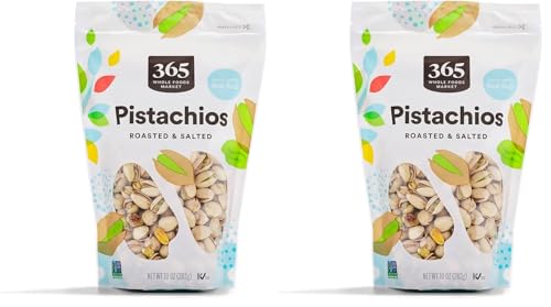 Image of 365 by Whole Foods Market, Roasted & Salted Pistachios, 10 Ounce (Pack of 2)