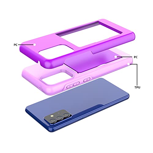 Coque pour Samsung A12 et S21 Plus : étui violet idéal pour vos déplacements