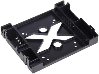 Simplified SSD Adapter Bracket Dock for 2.5" 3.5" SSD to 5.25" Optical Drive Slot Conversion Support 8CM Fan Holder Optical Drive Position Adapter SSD Adapter 5.25 to 3.5 Inch Adapter SSD Adapter