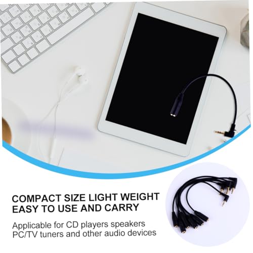 Cable adaptador de audio 2.5mm a 3.5mm KOMBIUDA miniatura 4
