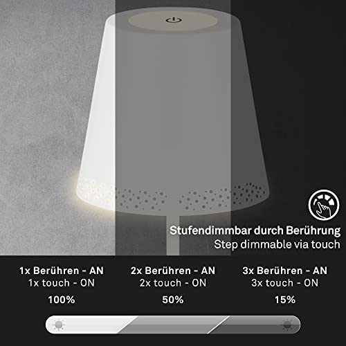 Olvídate de los cables molestos con la lámpara de pie LED 3 en 1 a pilas 6