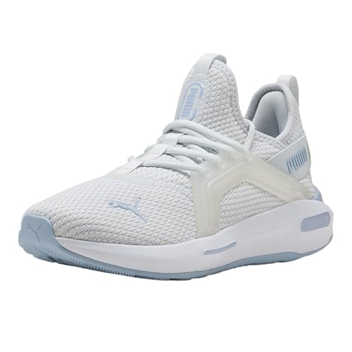 Image of Puma Women's Softride Enzo 5 Cross Training Shoes, Silver Mist-Haute Tropic-Gold Moon AH25, 9.5