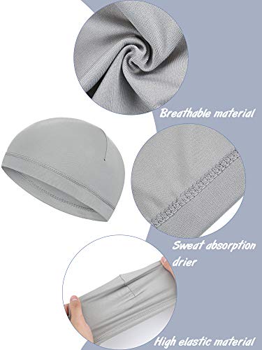 Geyoga 6 Pcs Skull Cap for Kids Youth Wave Cap Helmet Liner for Sport Football Basketball Ski Cycling Outdoor Activities (Multicolor)3