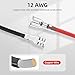 RVBOATPAT Replacement Wire Harness Connector 12 Volt Power Wheels Battery with 12 AWG Wire 3 Replaceable Fuses for Riding Toys