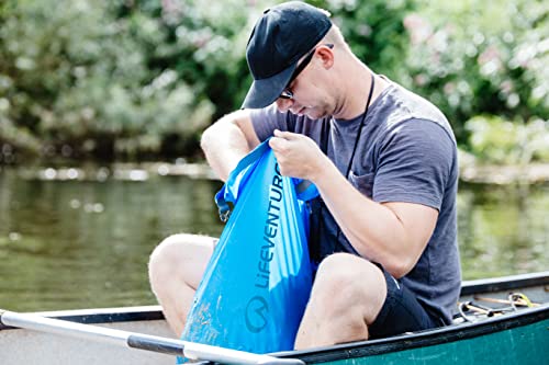Lifeventure bolsa estanca ligera de 5 litros de capacidad, tela antidesgarro siliconada con costuras totalmente selladas; bolsa estanca ligera para kayak, acampada, senderismo y deportes acuáticos - imagen 7