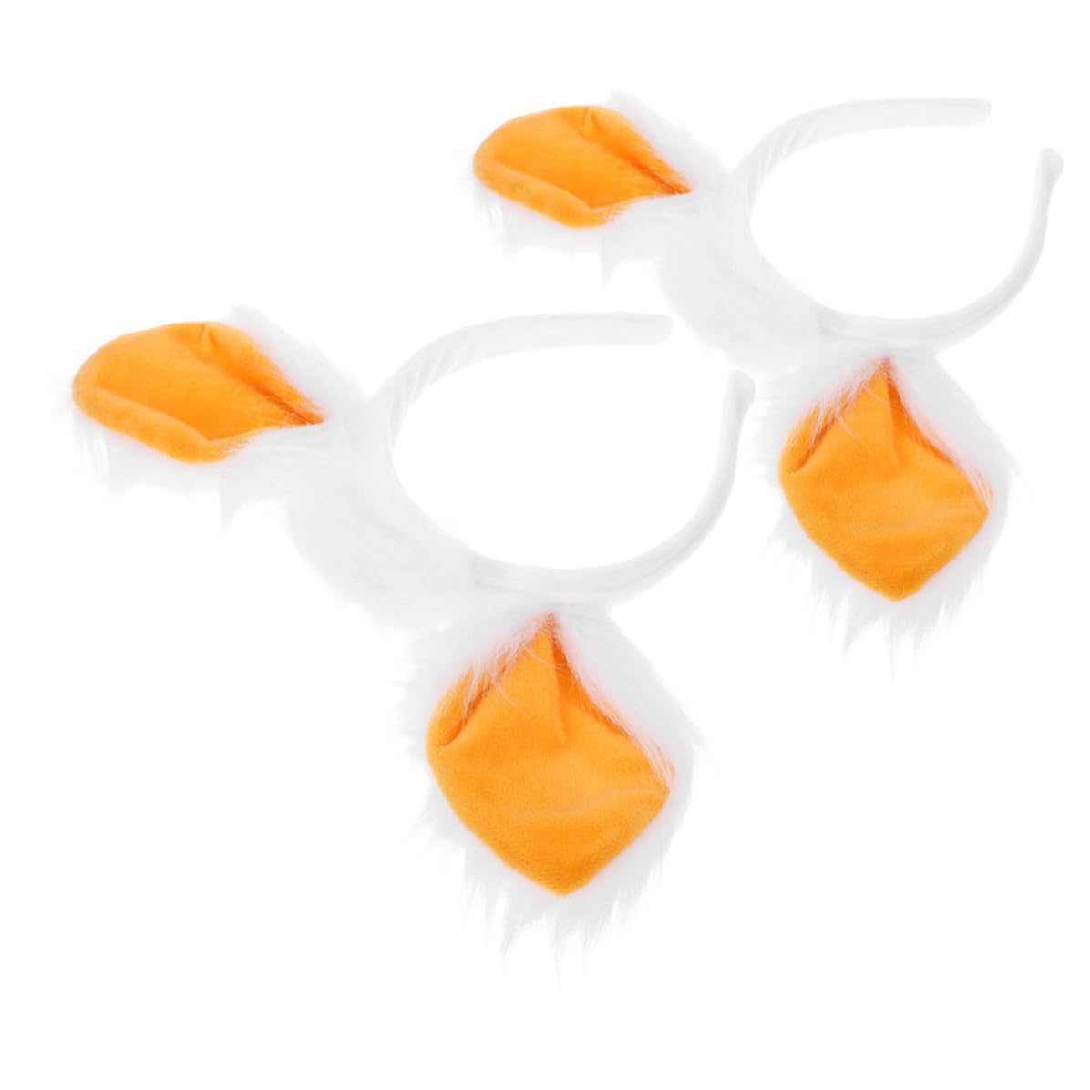 SEWACC 10 Unidades Diadema Navideña Orejas de Oveja de Felpa en Color Claro, Diseño Creativo y Ajuste Elástico Cómodo para Fiestas y Reuniones Festivas de Adultos